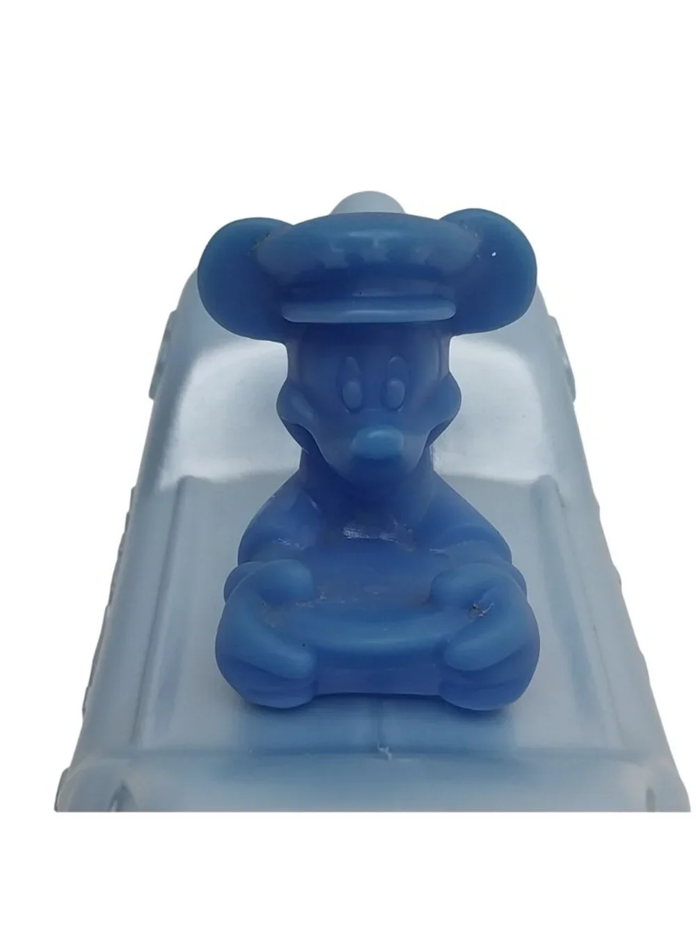 Vintage Disney Mickey & Pals Blue Speedboat Bathtub Toy Shampoo Bottle SEALED